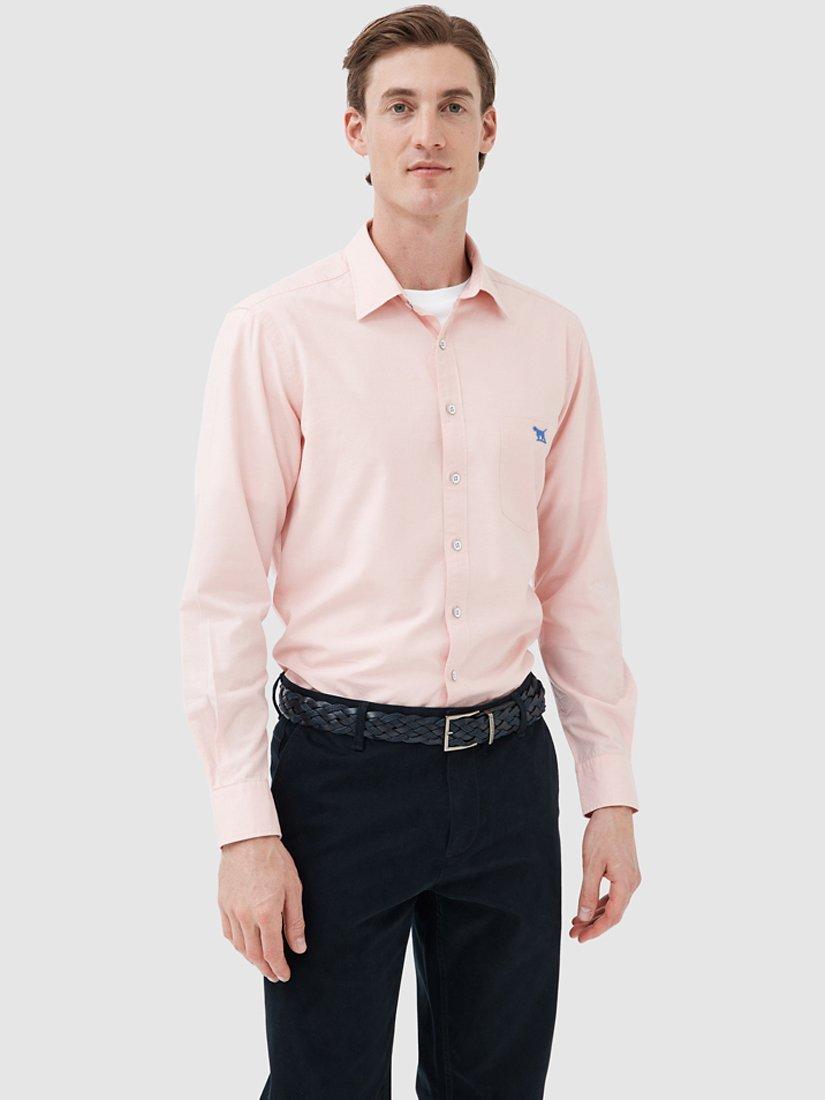 Rodd & Gunn Glenbrook Long Sleeve Sports Fit Cotton Shirt, Quartz, XS