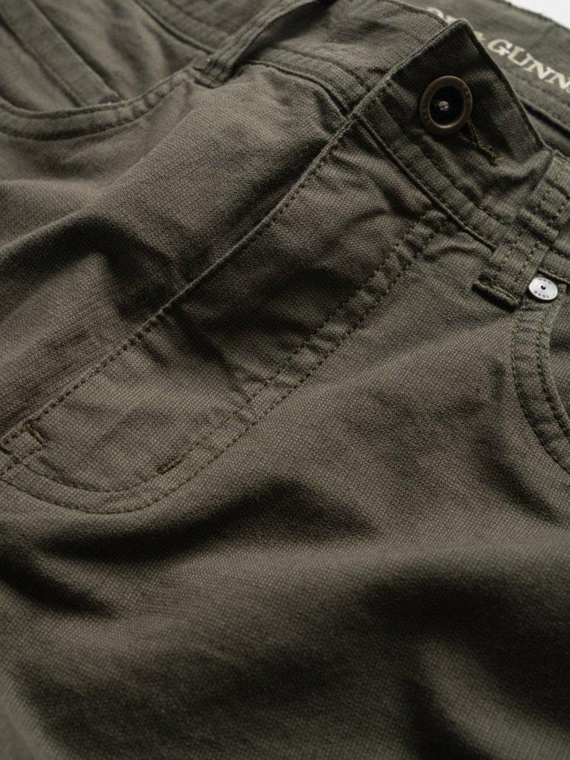 Product image 5 of 6, which shows Rodd & Gunn Gunn Fabric Straight Fit Regular Leg Jeans, Forest, 28R