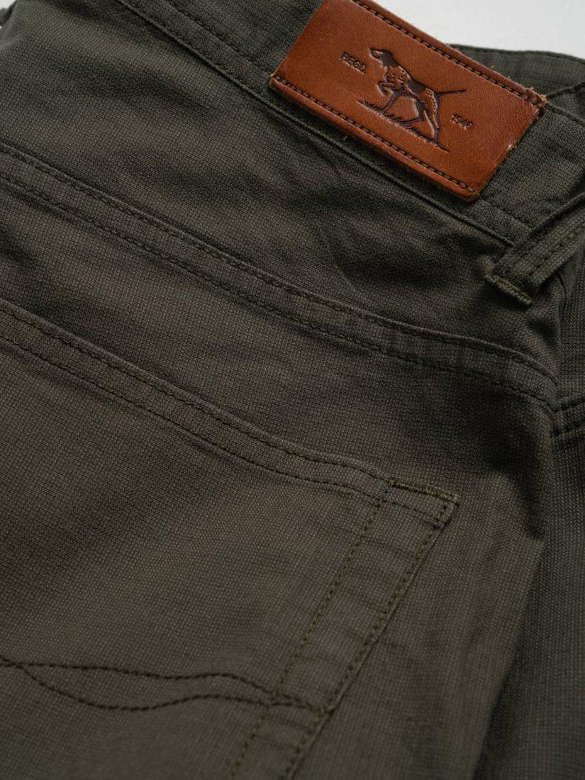 Product image 6 of 6, which shows Rodd & Gunn Gunn Fabric Straight Fit Long Leg Jeans, Forest, 28L