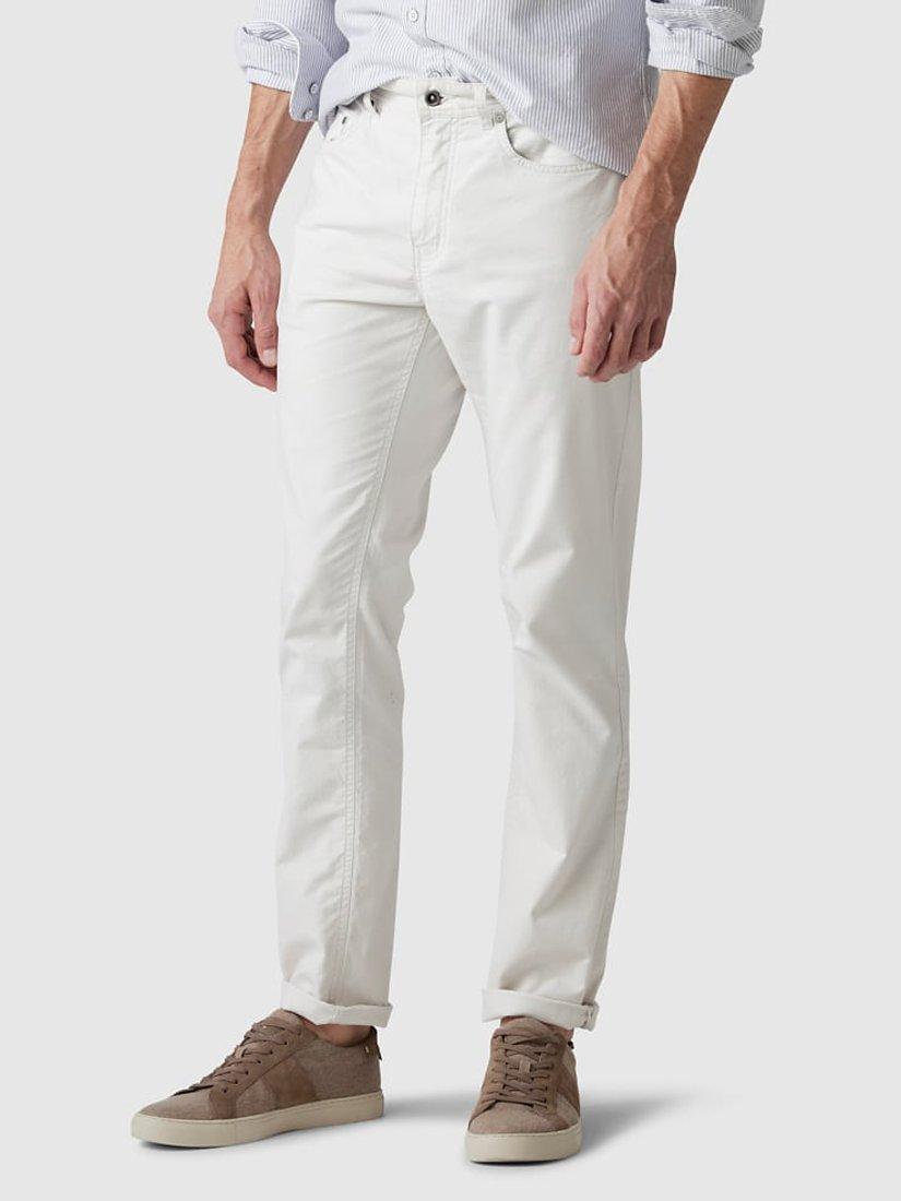 Product image 1 of 6, which shows Rodd & Gunn Gunn Fabric Straight Fit Regular Leg Jeans, Coconut, 28R