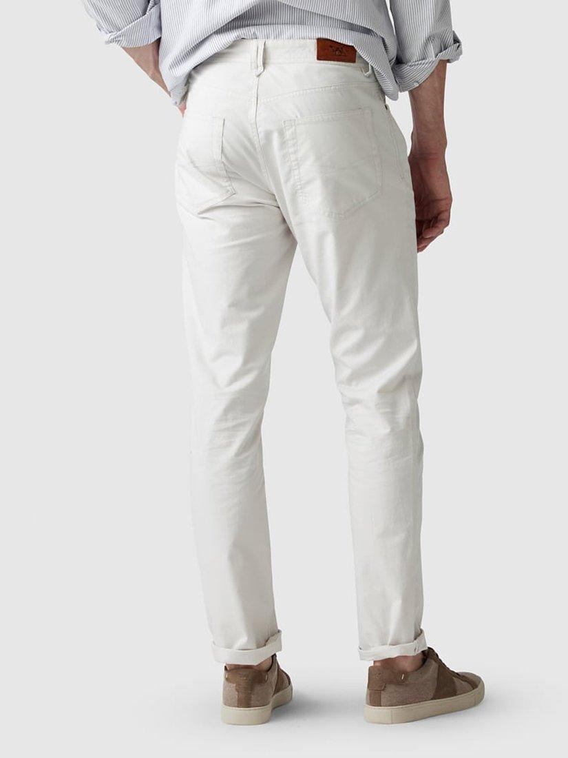 Product image 3 of 6, which shows Rodd & Gunn Gunn Fabric Straight Fit Regular Leg Jeans, Coconut, 28R