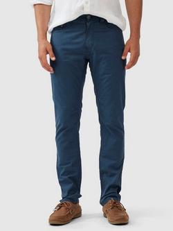 Rodd & Gunn Gunn Fabric Straight Fit Short Leg Jeans, Bluestone