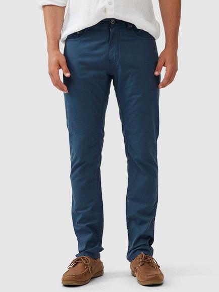 Rodd & Gunn Gunn Fabric Straight Fit Regular Leg Jeans, Bluestone
