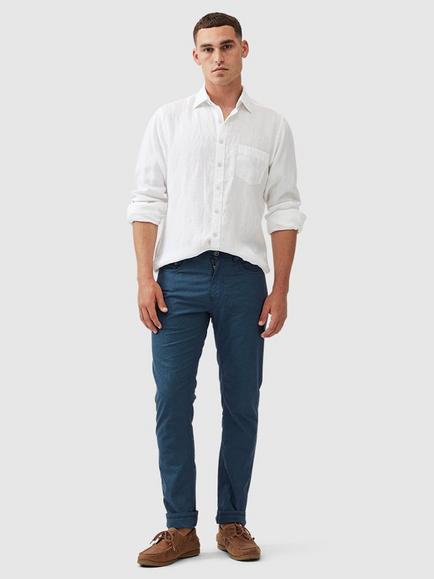 Rodd & Gunn Gunn Fabric Straight Fit Regular Leg Jeans - view 2, Bluestone