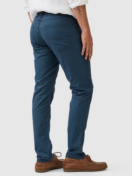 Rodd & Gunn Gunn Fabric Straight Fit Short Leg Jeans - view 2, Bluestone