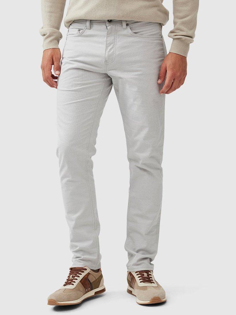 Product image 1 of 6, which shows Rodd & Gunn Gunn Fabric Straight Fit Regular Leg Jeans, Oatmeal, 28R