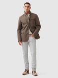 Rodd & Gunn Gunn Fabric Straight Fit Regular Leg Jeans, Oatmeal