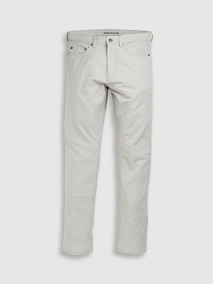 Product image 4 of 6, which shows Rodd & Gunn Gunn Fabric Straight Fit Regular Leg Jeans, Oatmeal, 28R