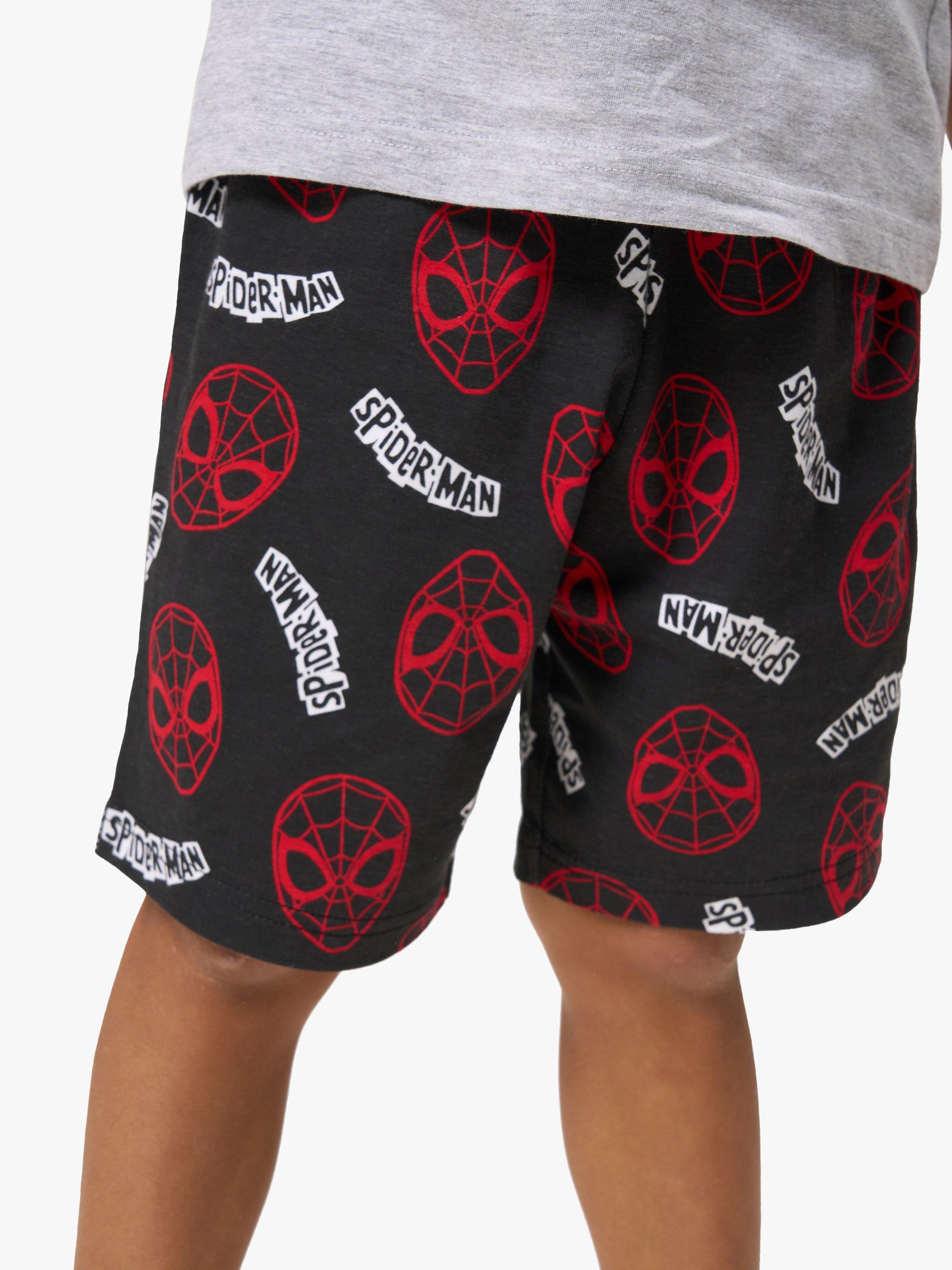 Product image 3 of 5, which shows Angel & Rocket Kids' Spider-Man Pyjamas, Multi, 7-8 years
