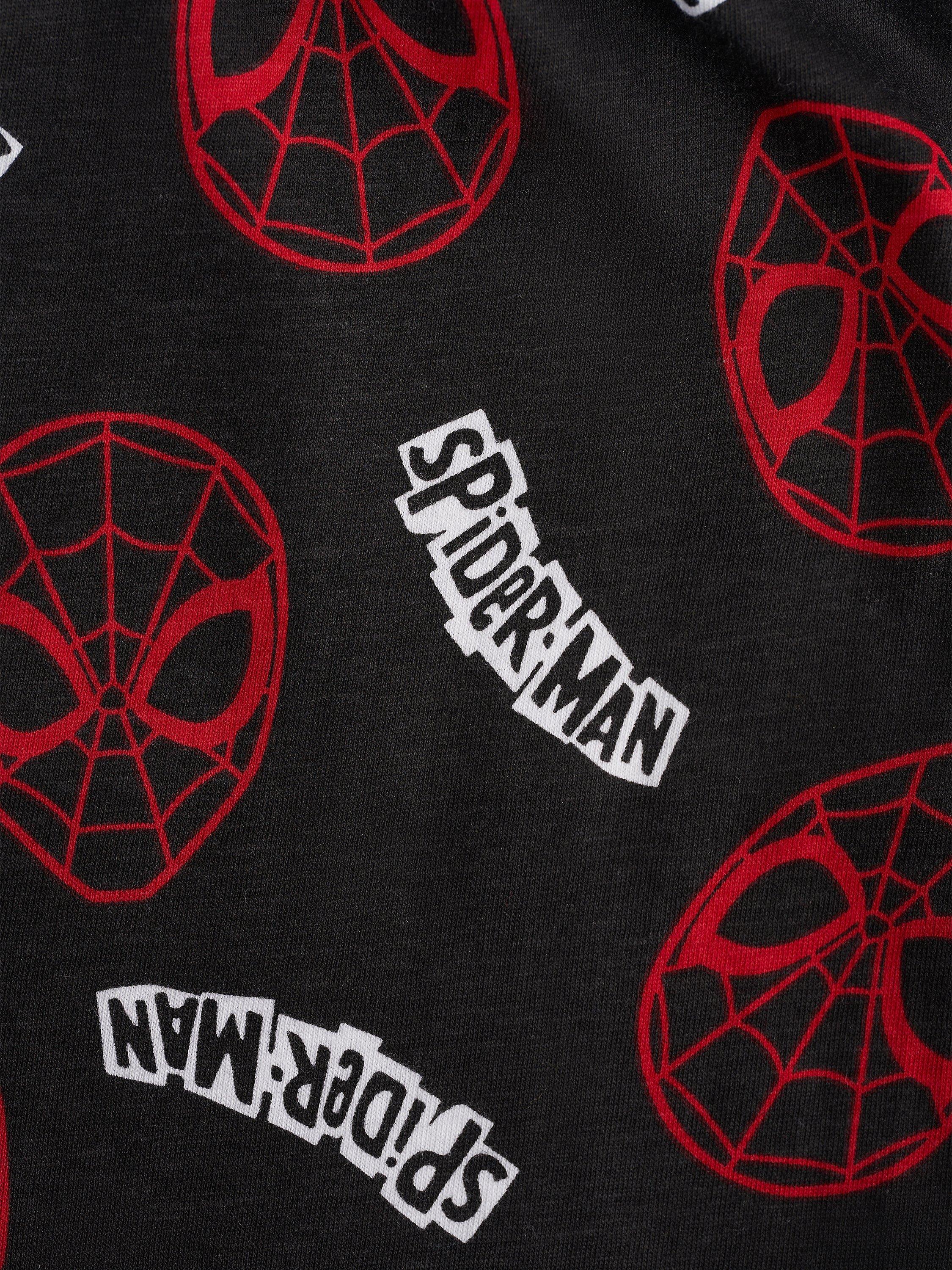 Product image 5 of 5, which shows Angel & Rocket Kids' Spider-Man Pyjamas, Multi, 7-8 years