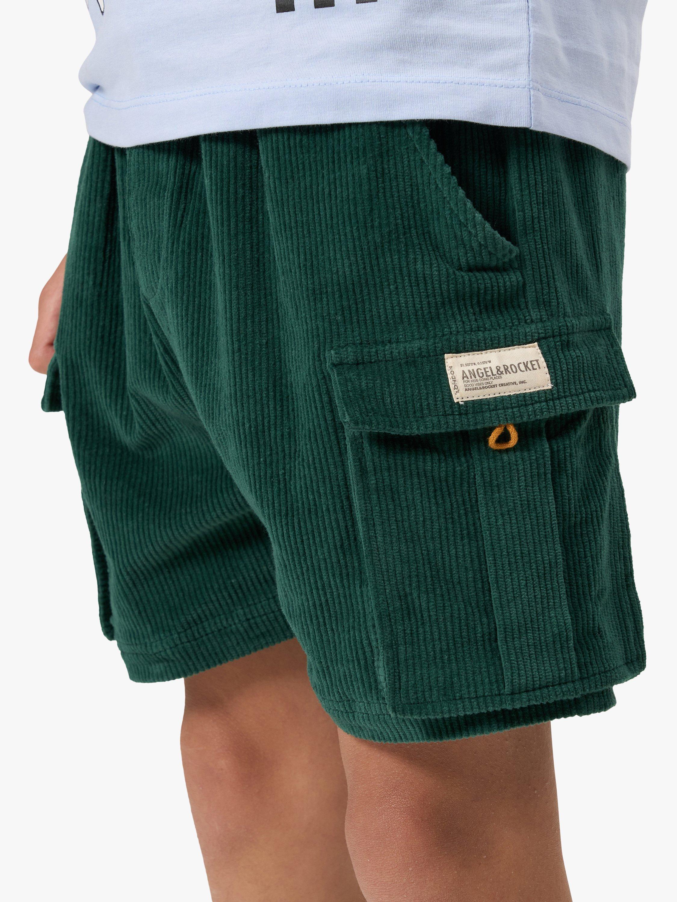 Angel & Rocket Kids' Cord Shorts, Khaki
