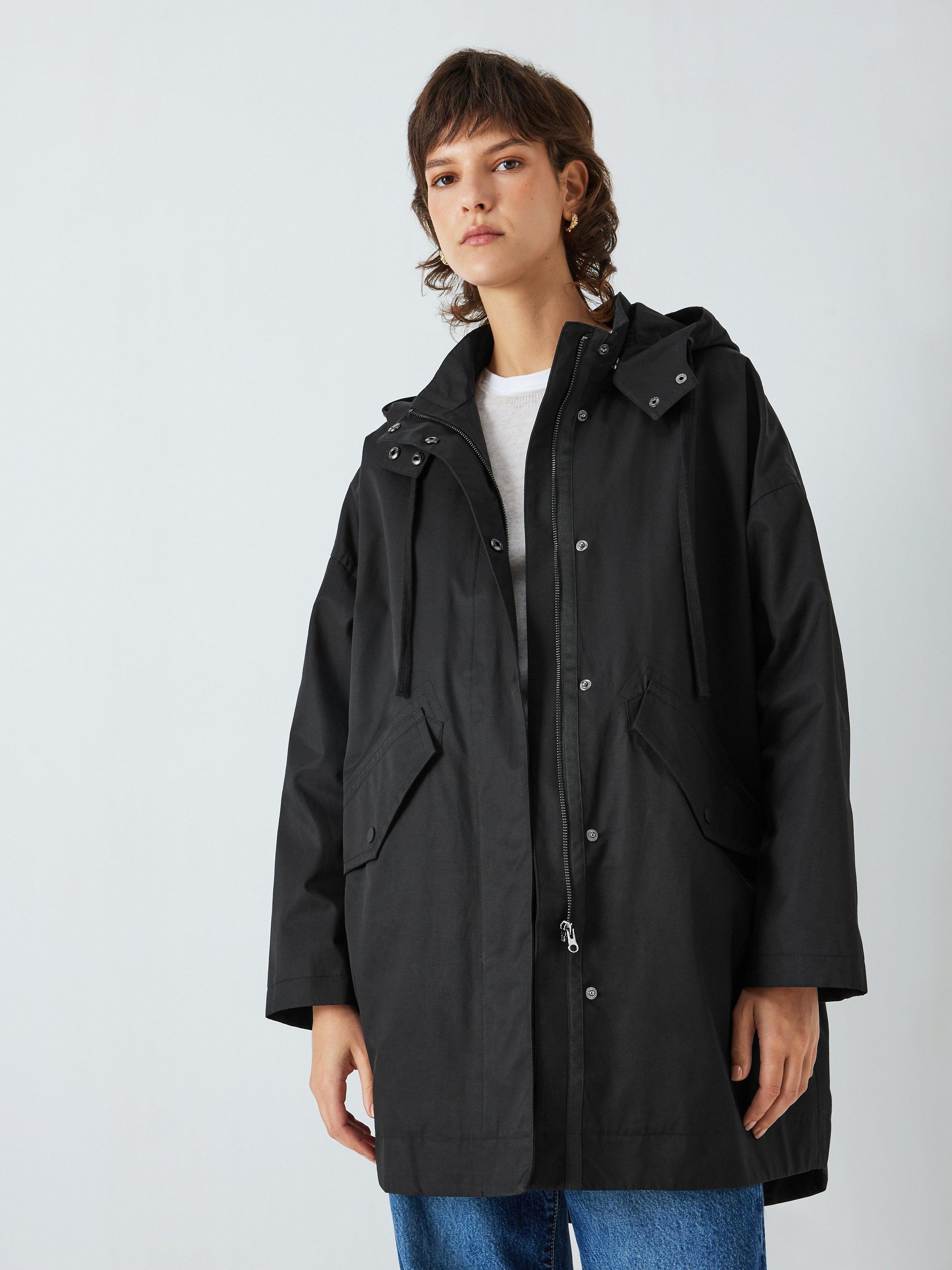 John Lewis Hooded Parka Black