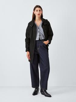 John Lewis Hooded Parka, Black