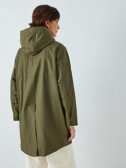 John Lewis Hooded Parka - view 2, Khaki