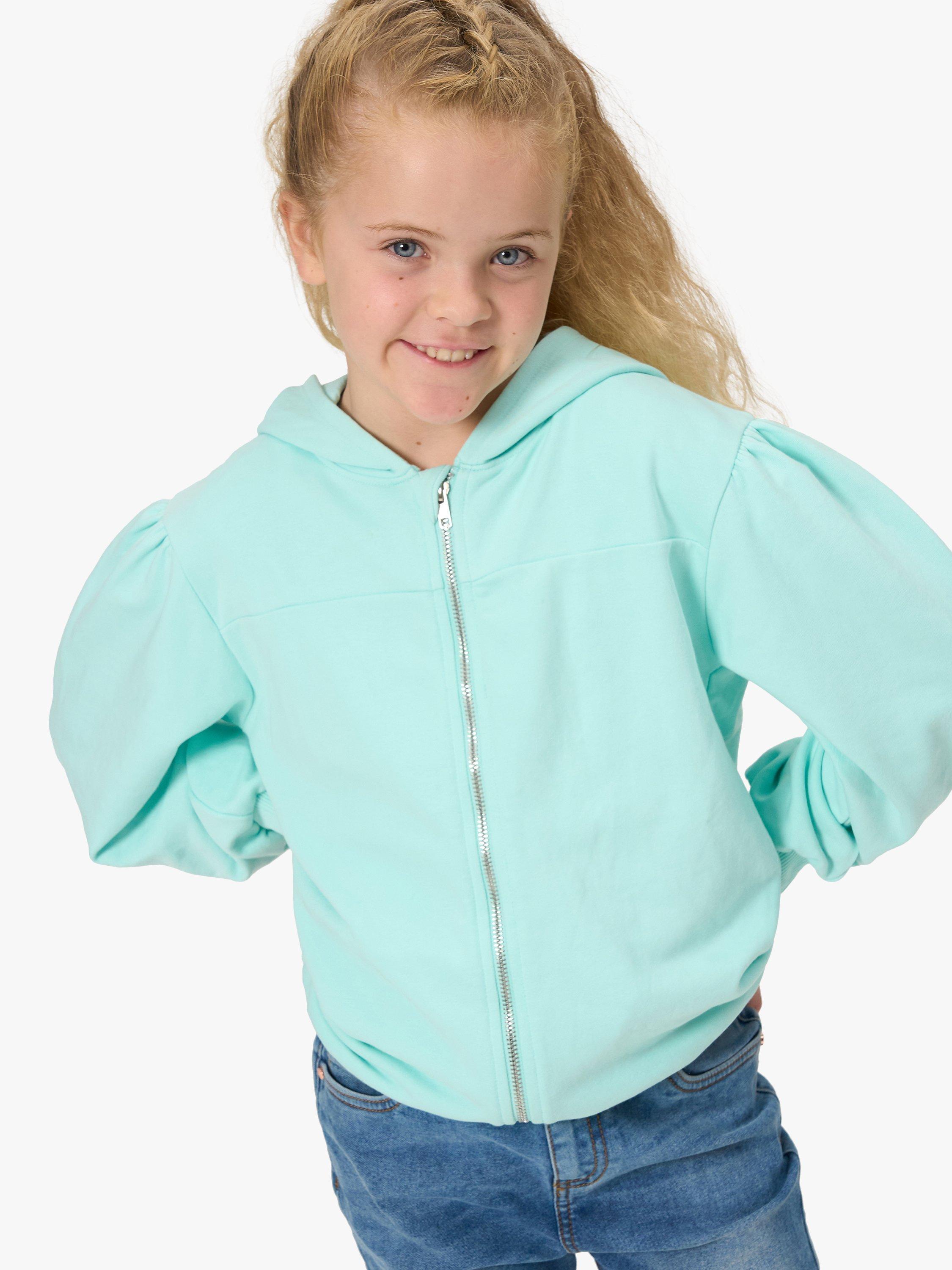 Angel & Rocket Kids' Marcia Zip Through Hoodie, Mint