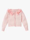 Angel & Rocket Kids' Flower Trim Cardigan
