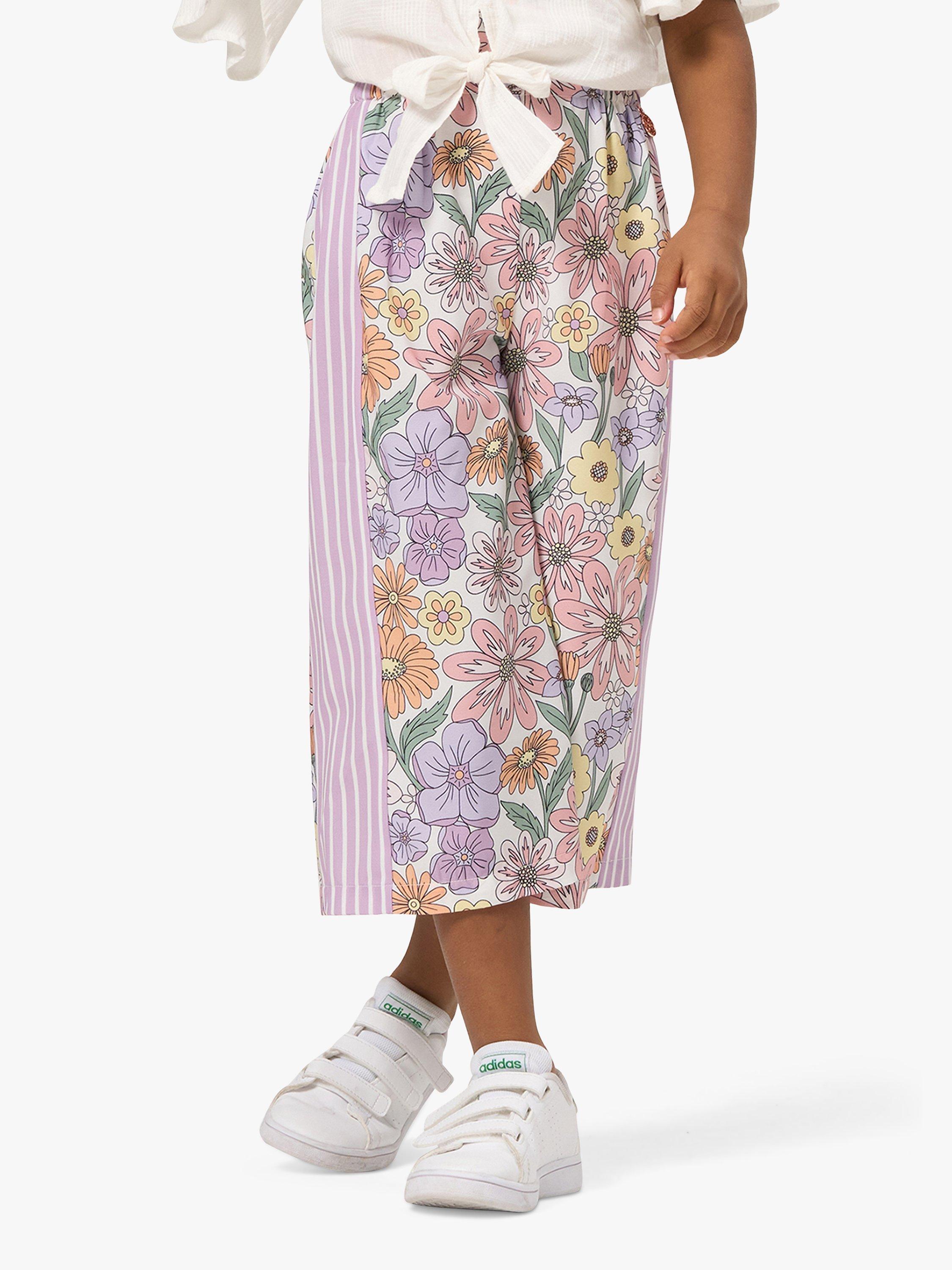Angel & Rocket Kids' Patti Printed Wide Leg Trousers