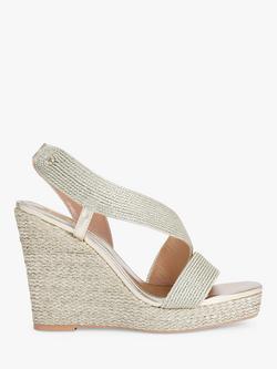 Carvela Gala Wedge Heel Espadrilles, Gold, Gold