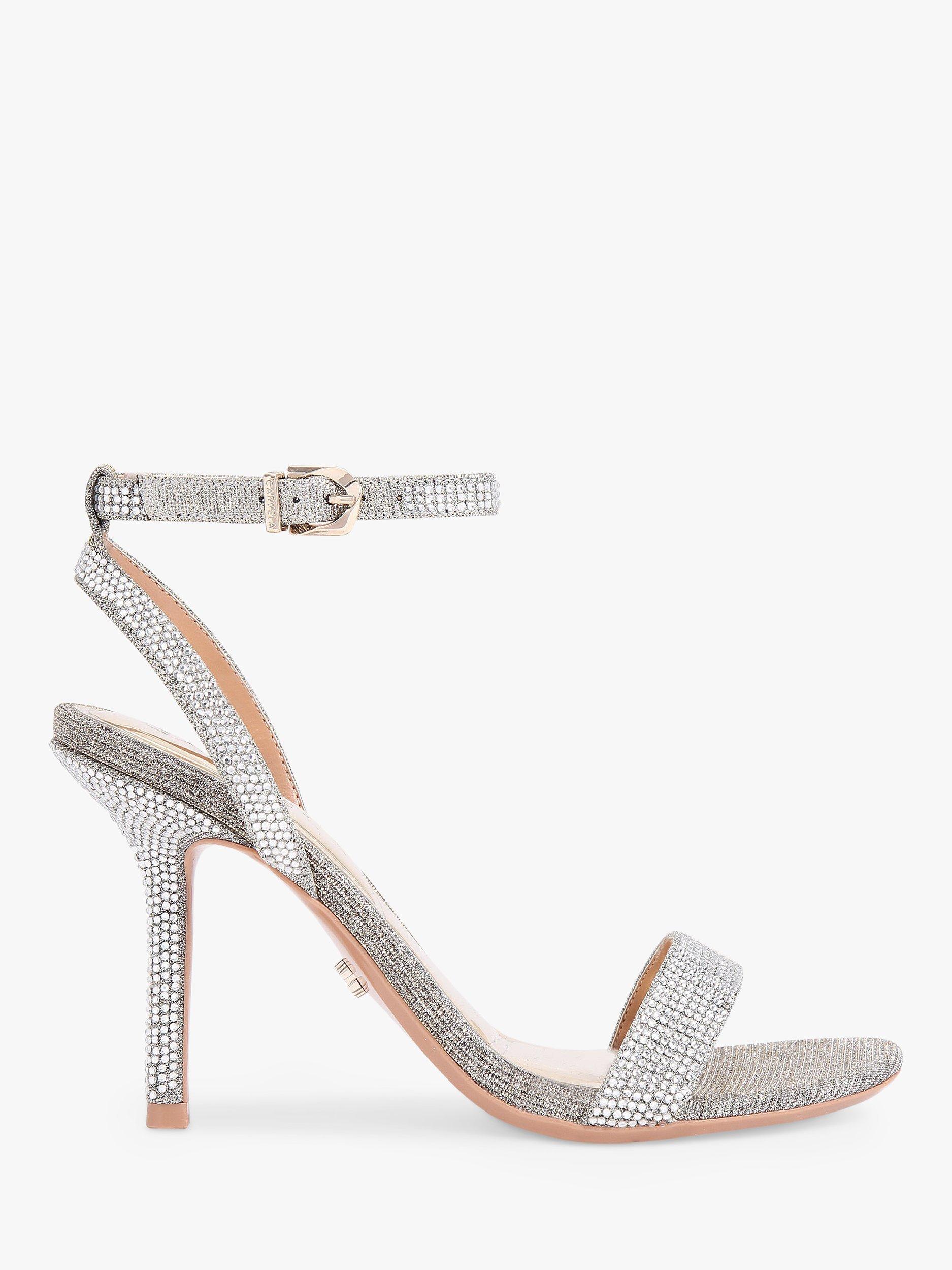 Carvela Idol Jewel Heeled Sandals, Gold