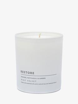 Mint Velvet Restore Scented Candle, 220g, Natural