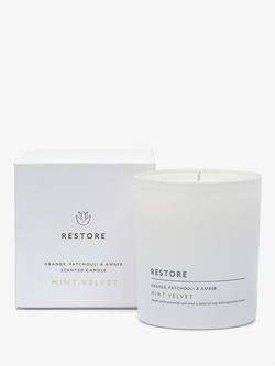 Mint Velvet Restore Scented Candle, 220g - view 2, Natural