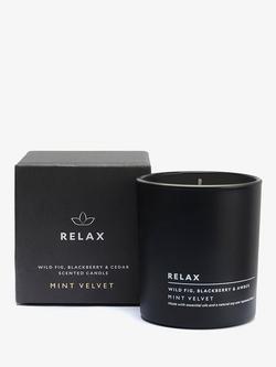 Mint Velvet Relax Wild Fig Scented Candle, 220g - view 2, Natural