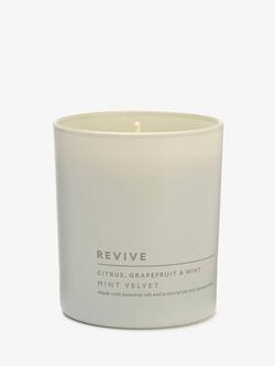 Mint Velvet Revive Citrus & Mint Scented Candle, 220g, Natural