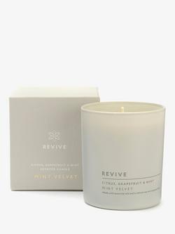 Mint Velvet Revive Citrus & Mint Scented Candle, 220g - view 2, Natural