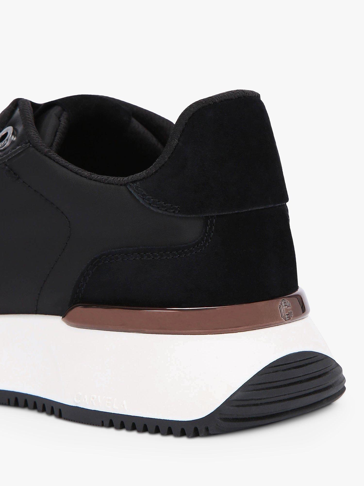 Carvela Flare Trainers, Black Black, 3