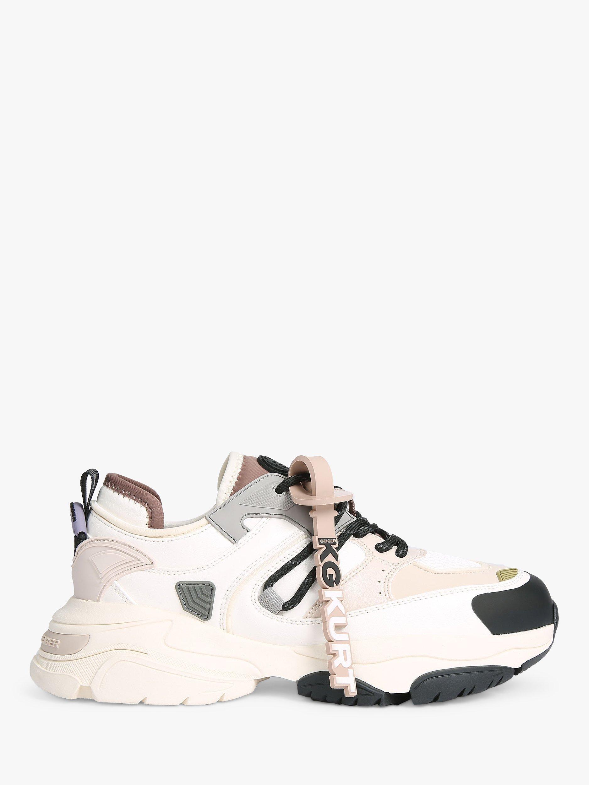 KG Kurt Geiger Lennox Chunky Trainers, White/Multi