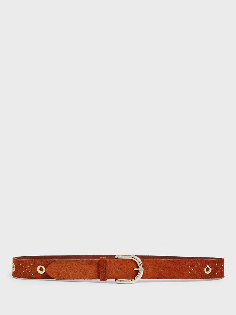 Gerard Darel Rosaline Leather Belt, Red