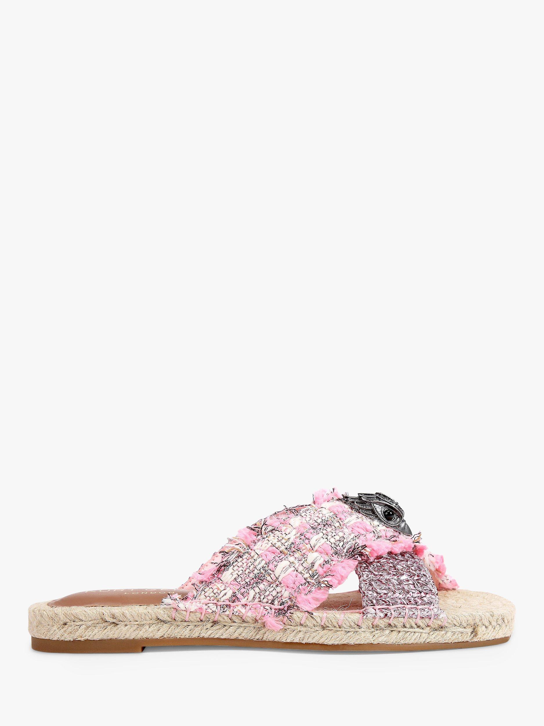 Kurt Geiger London Kensington Flat Espadrilles, Pink/Multi