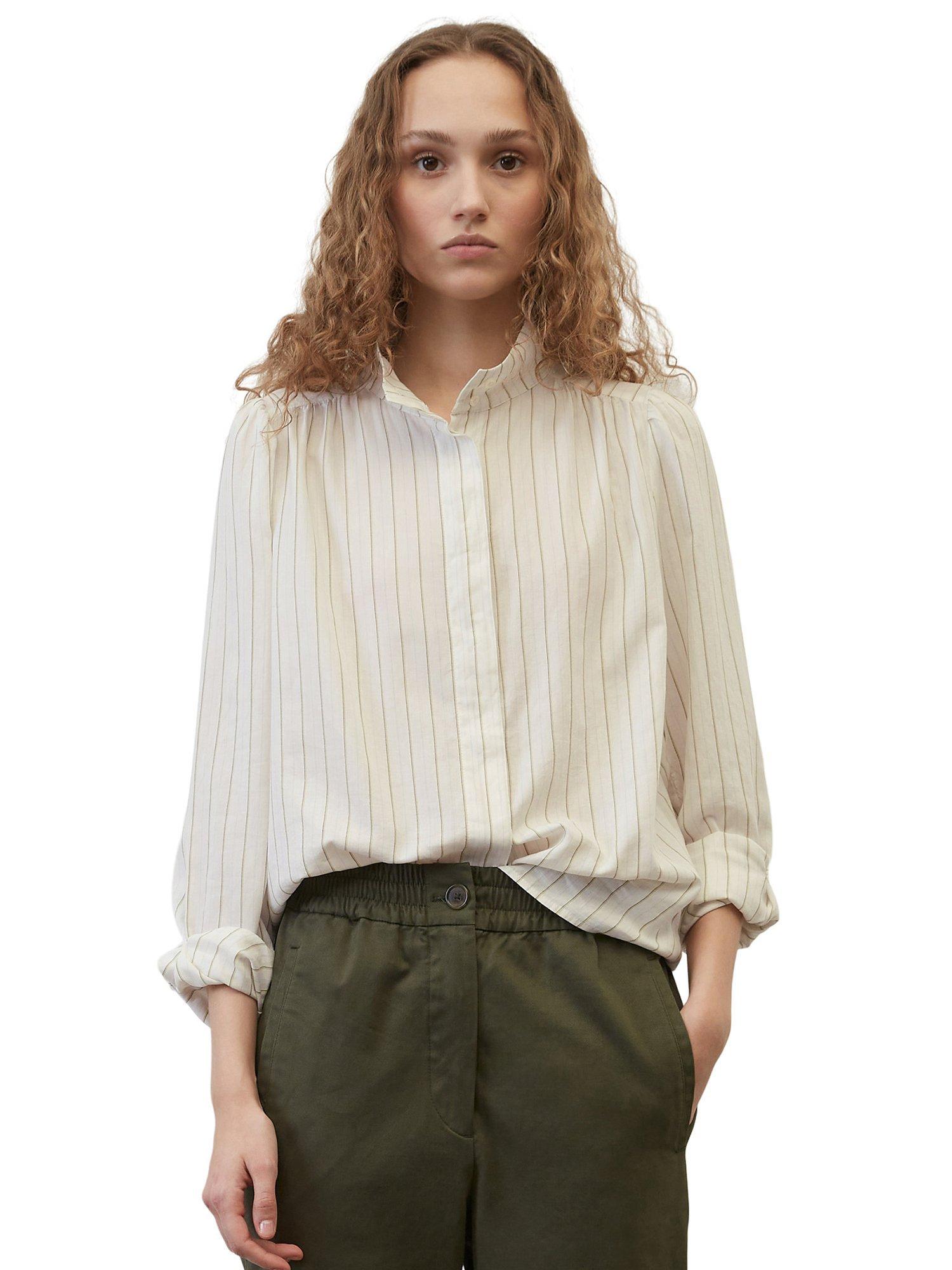 Marc O'Polo Striped Cotton Blouse, Multi