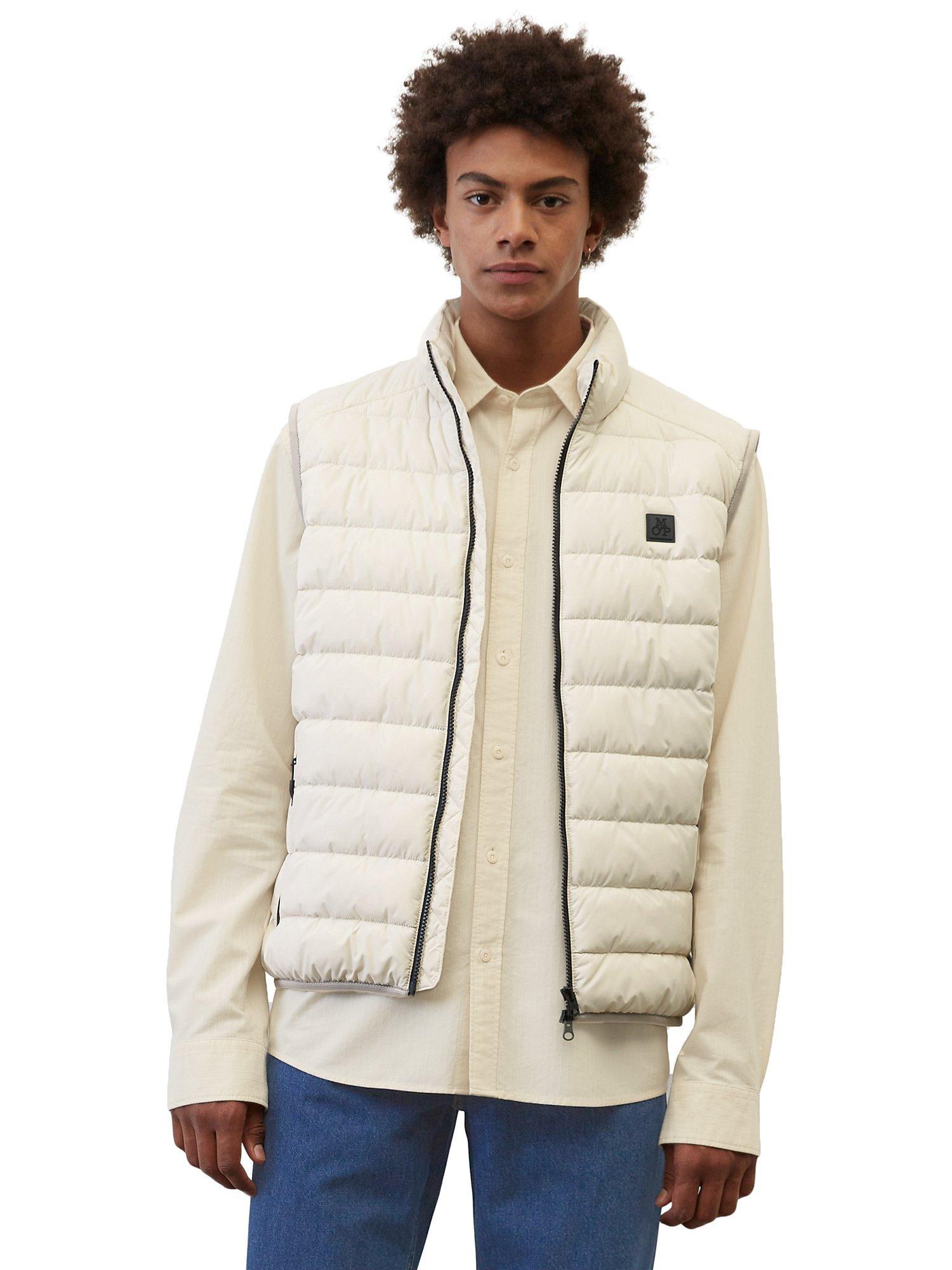 Marc O'Polo Quilted Gilet, Linen White