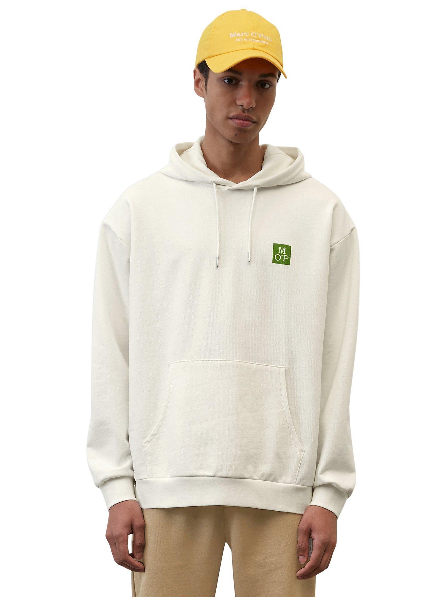 Marc O'Polo Cotton Hoodie, White