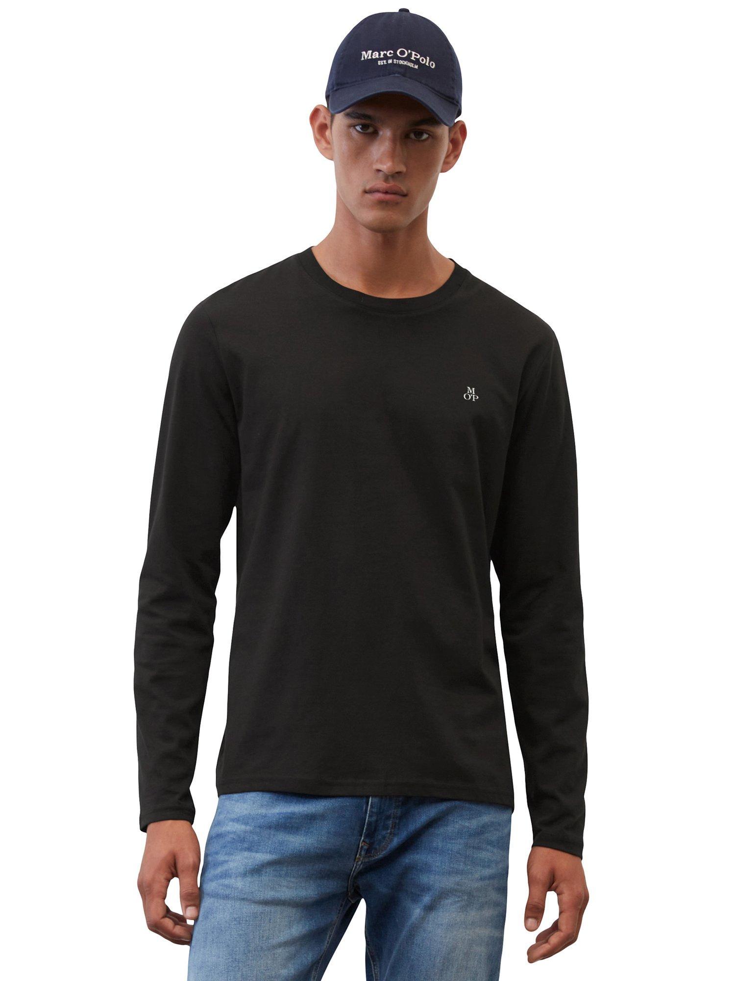 Marc O'Polo Organic Cotton Long Sleeve Logo T-Shirt