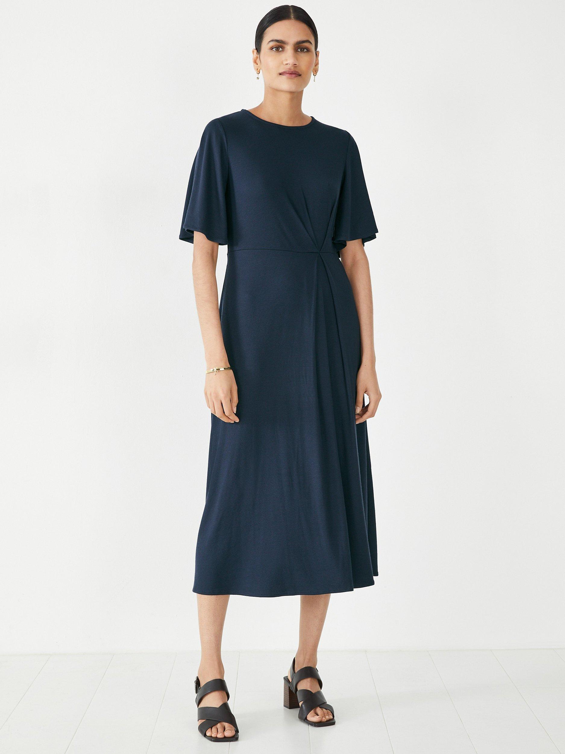 HUSH Louisa Jersey Dress Midnight