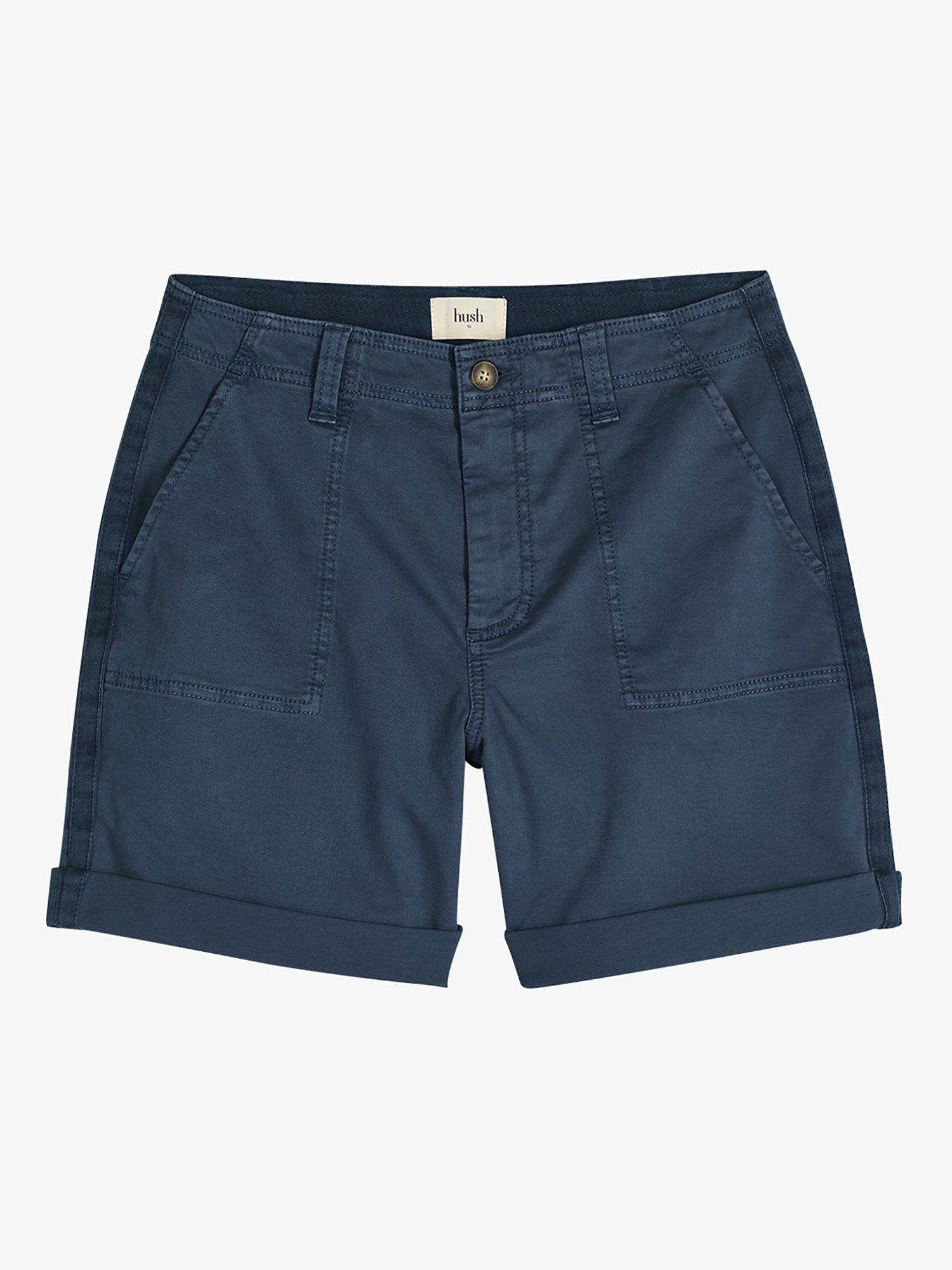 Product image 3 of 5, which shows HUSH Long Chino Shorts, Midnight Navy, 4