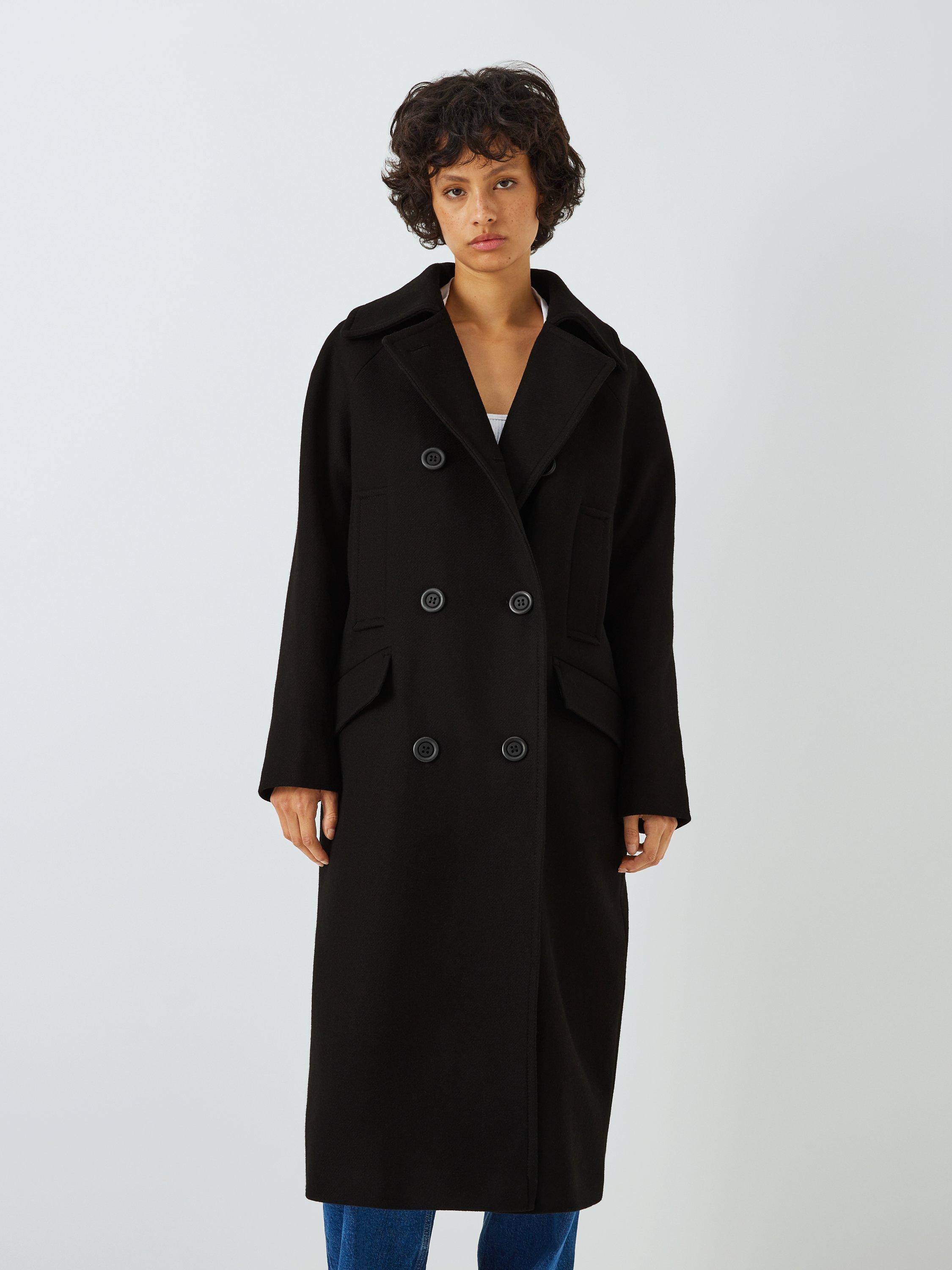 John Lewis Cocoon Coat, Black