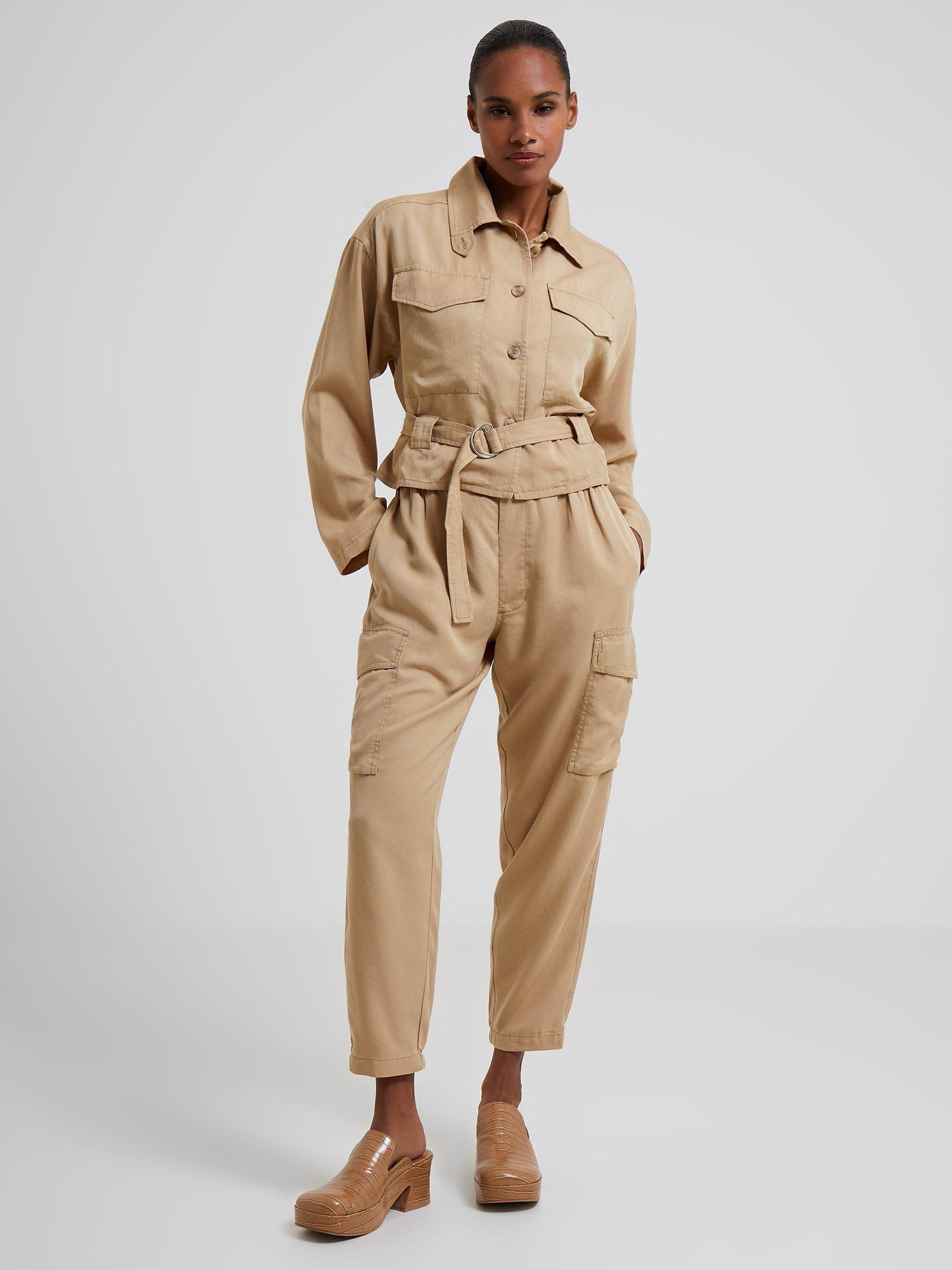 French Connection Elkie Twill Combat Jacket, Incense