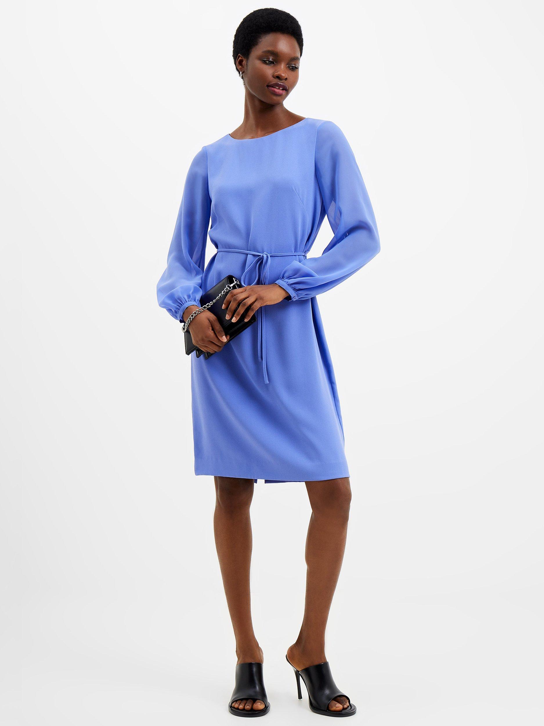 French Connection Addinalla Mini Dress, Baja Blue           