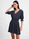 French Connection Meadow Cadie Mini Dress, Marine