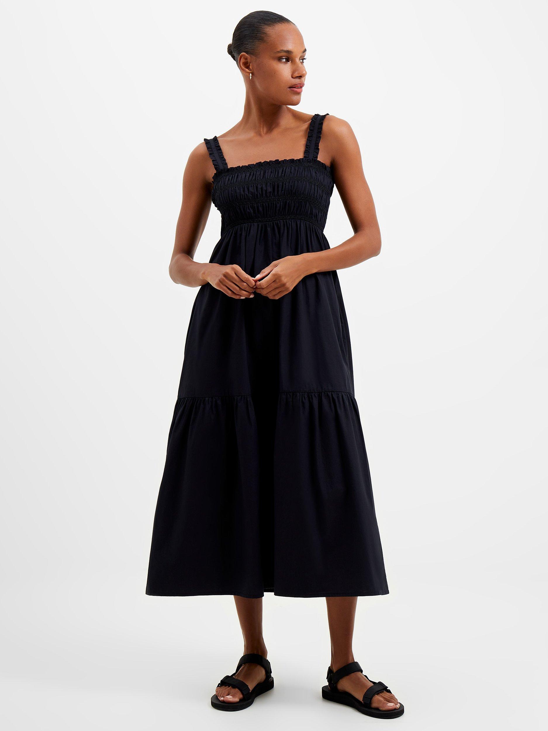 French Connection Rhodes Poplin Smocked Dress