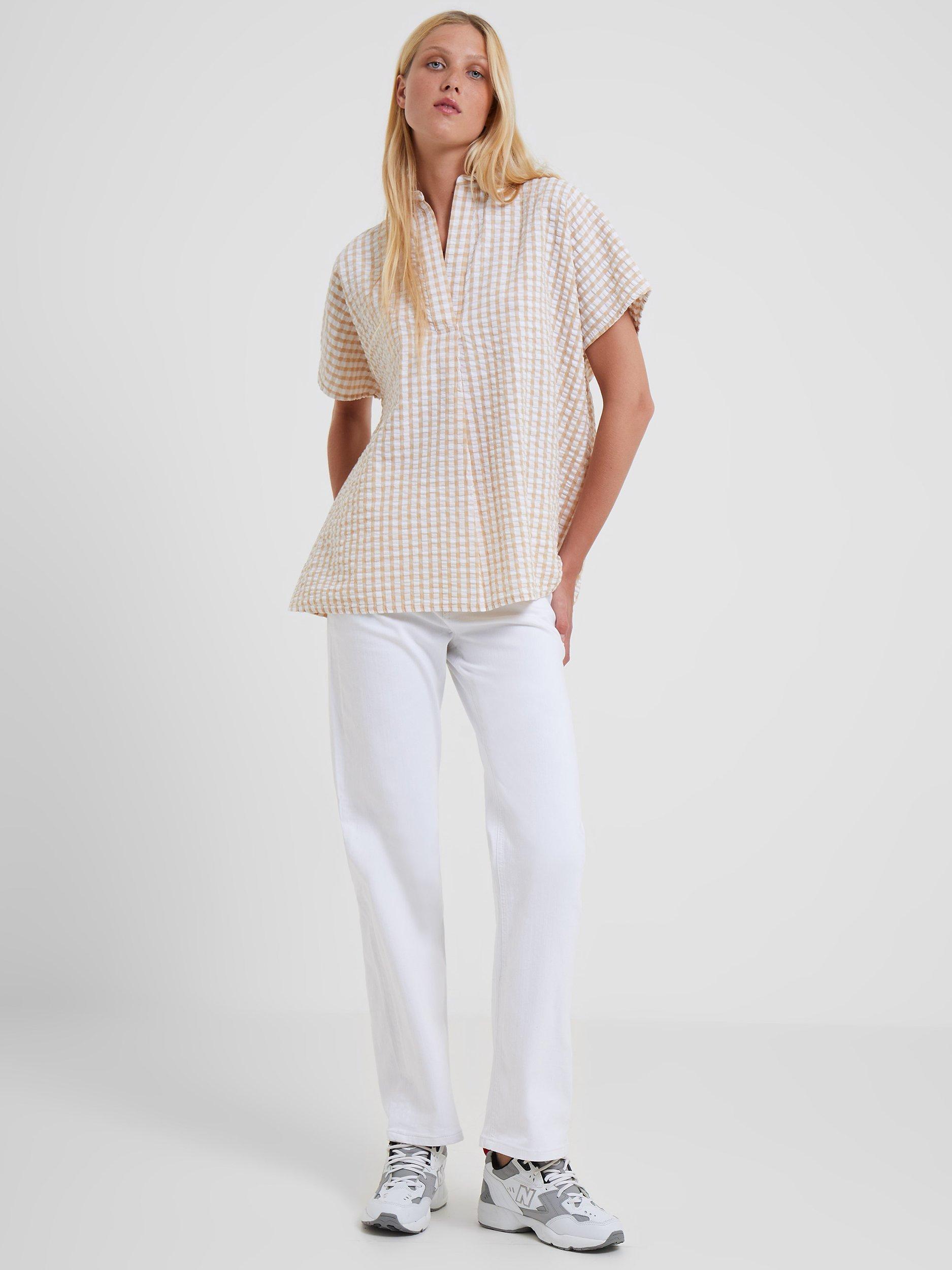 French Connection Filippa Poplin Sleeveless Shirt, Incense