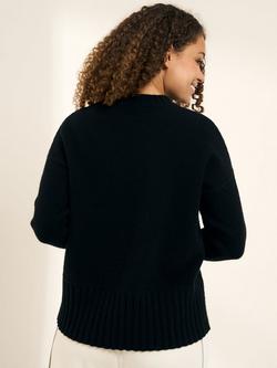 Truly Funnel Jumper - view 2, Black