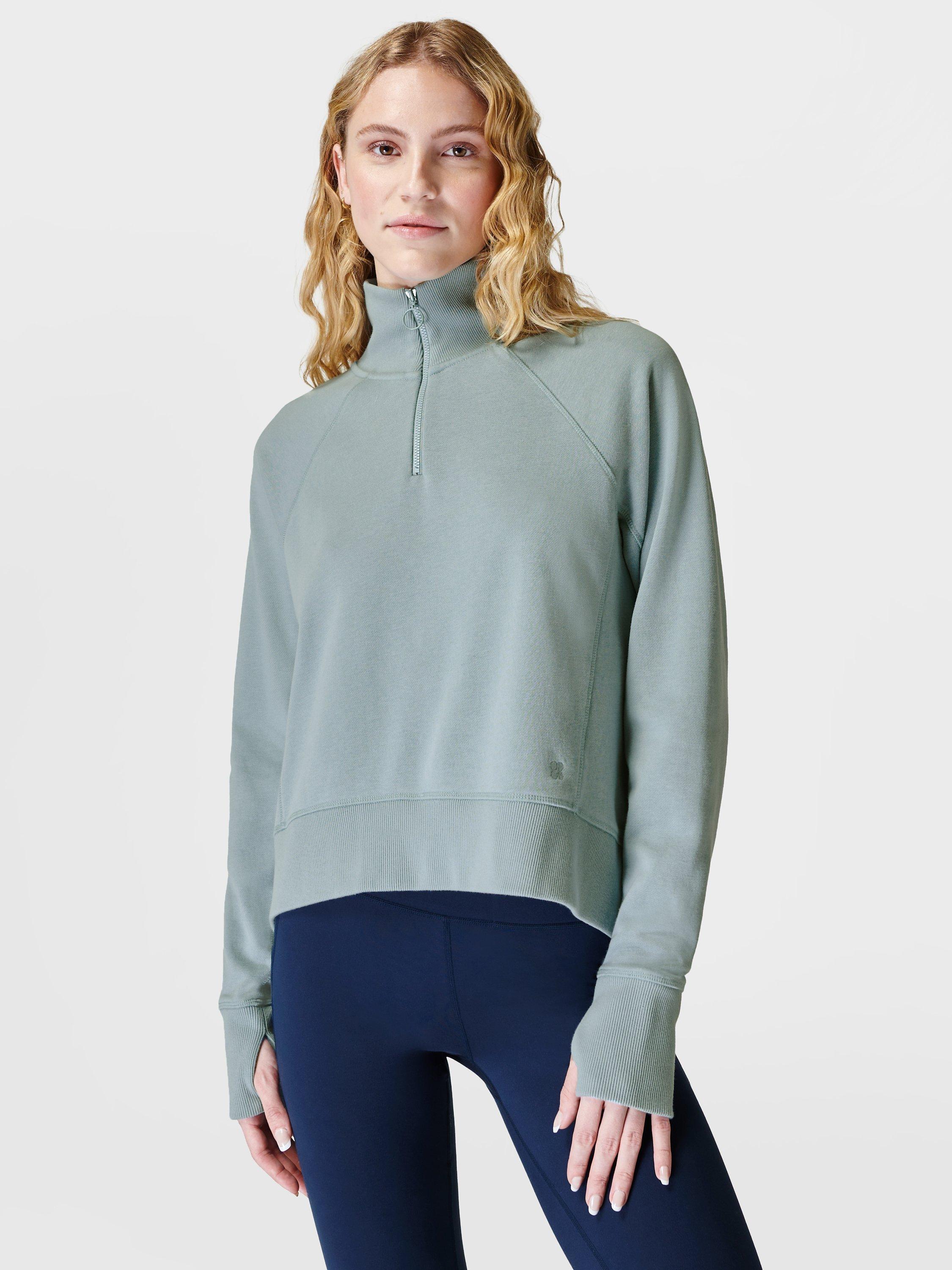 Sweaty Betty Revive Rib Half Zip Sweatshirt
