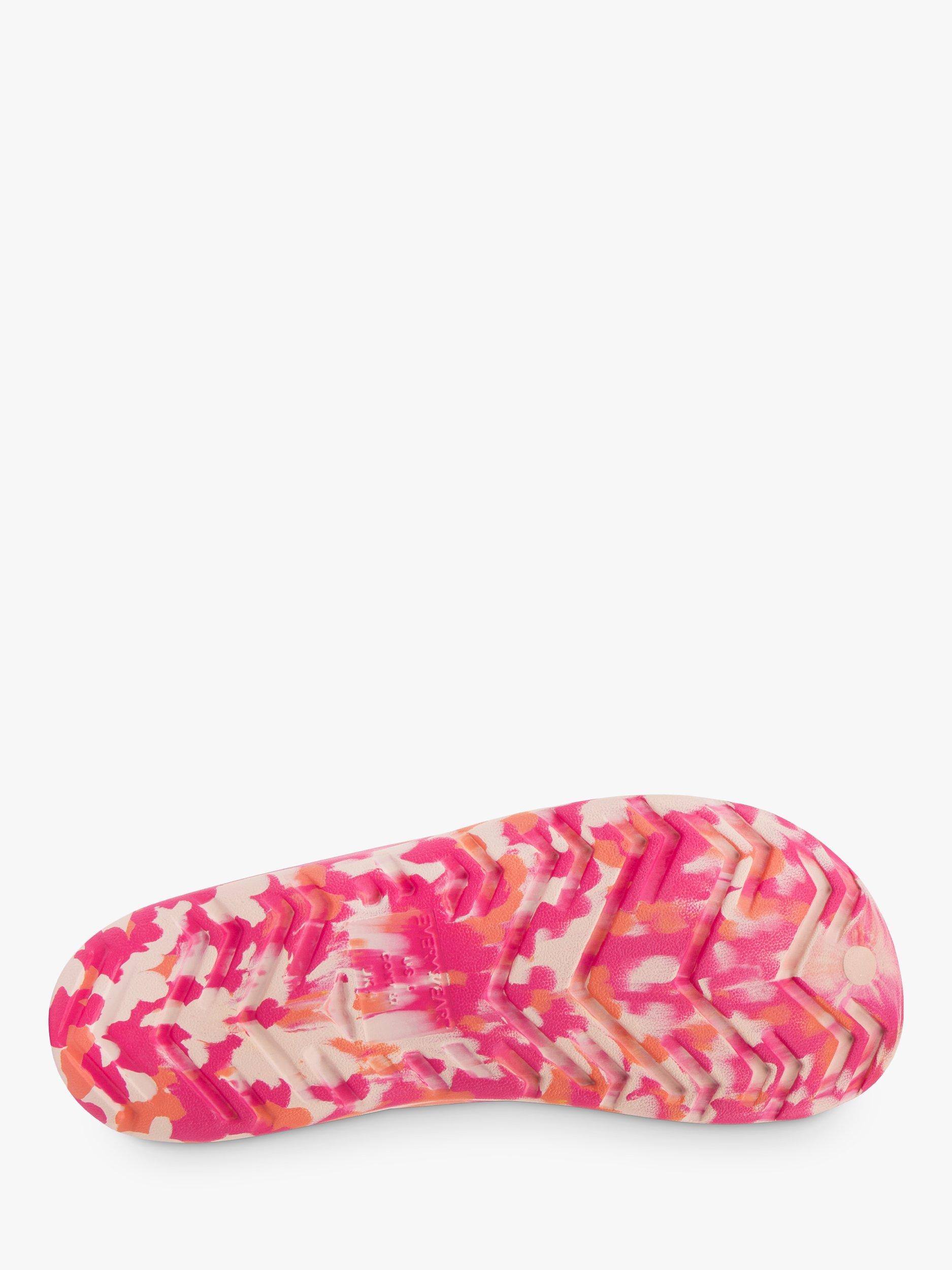 Product image 4 of 6, which shows totes SOLBOUNCE Toe Post Sandals, Pink Tie Dye, 4