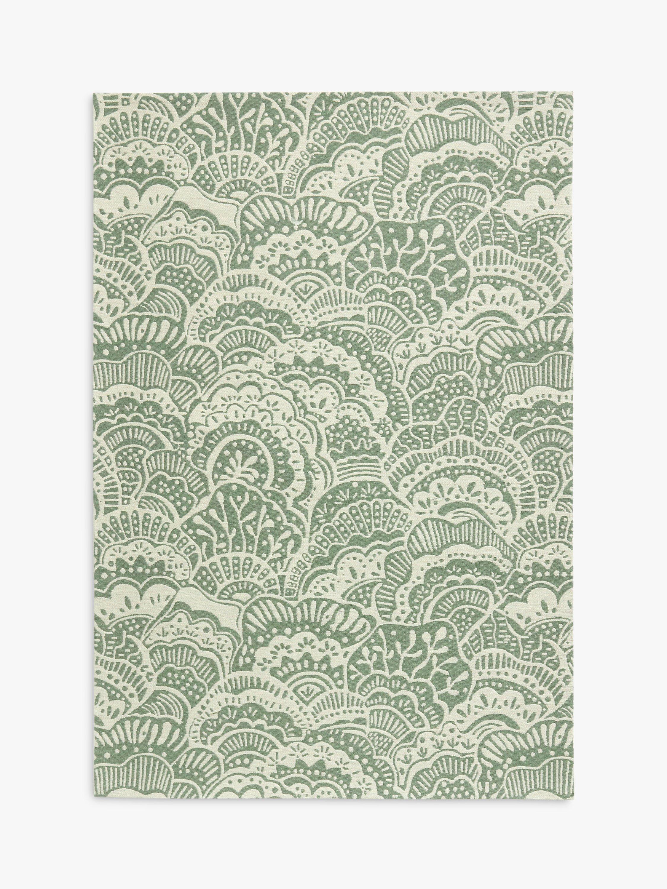 John Lewis Beatrix Rug, Green, L180 x W120 cm
