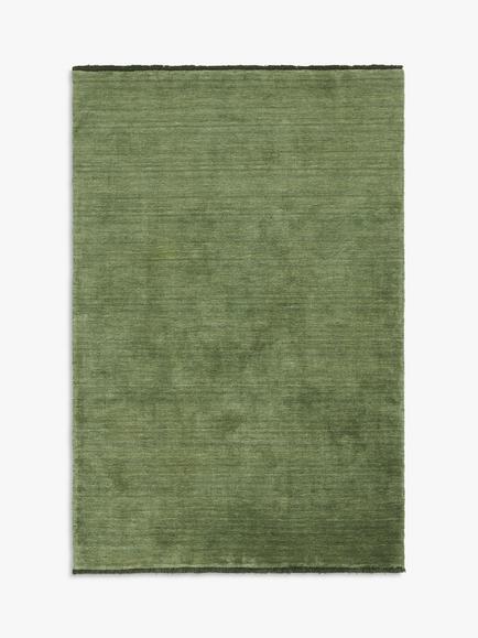 John Lewis Plain Hand Woven New Zealand Pure Wool Rug, Green