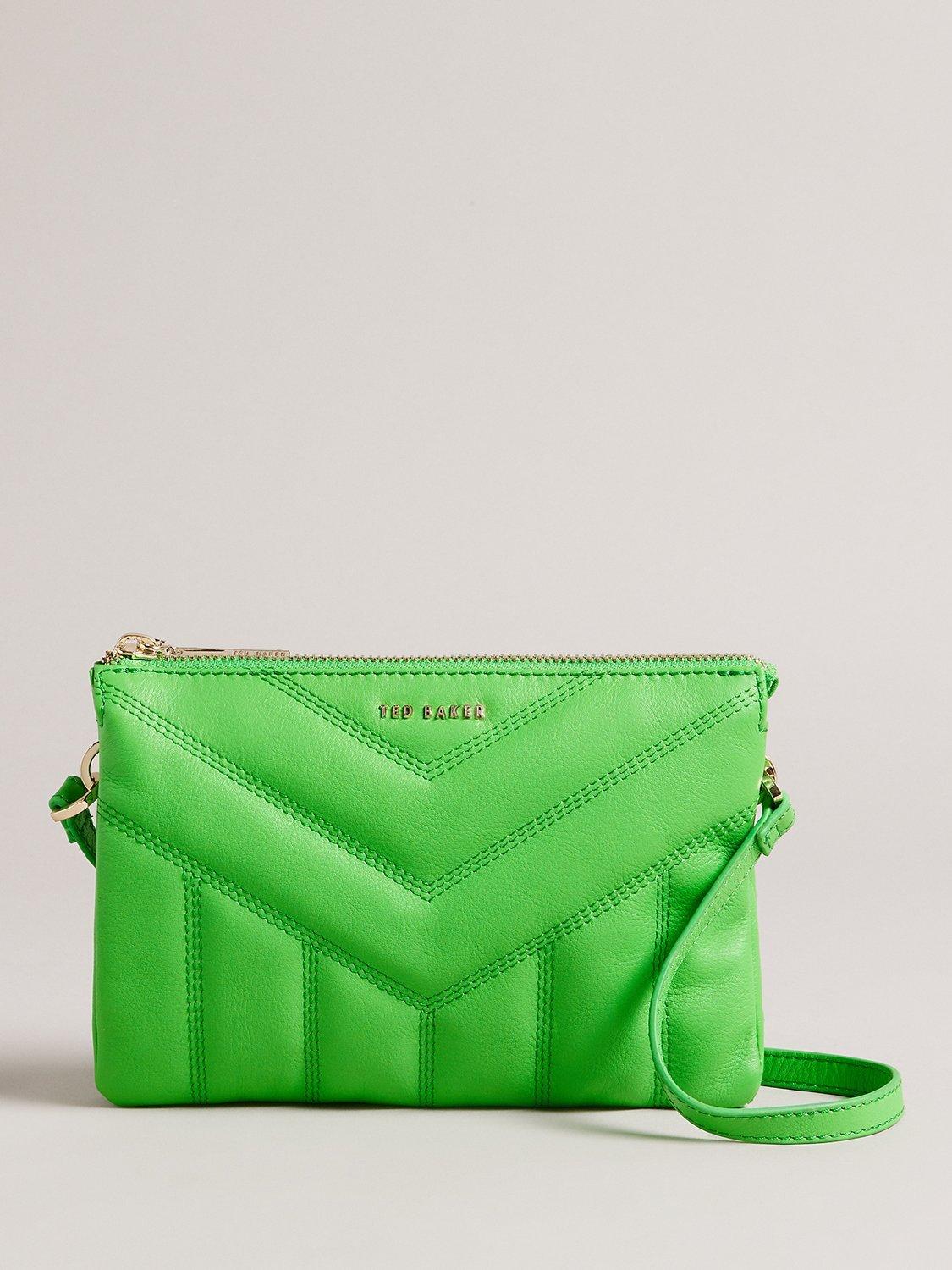 Ted Baker Ayasini Quilted Puffer Cross Body Bag, Green
